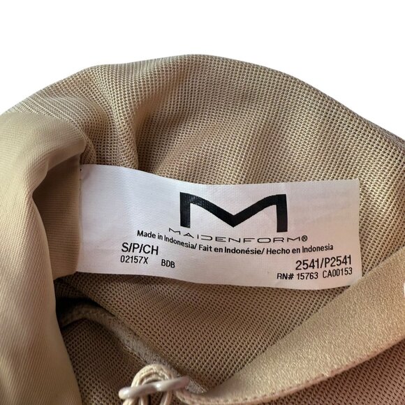Maidenform Wear Your Own Bra Slip Firm Control Cool Comfort Beige Size S #2541 - Picture 3 of 15